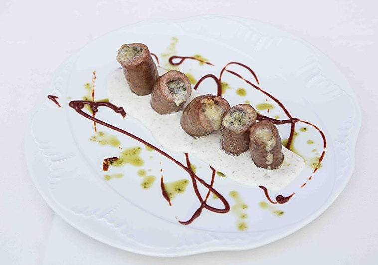 Longaniza de Avilés rellena