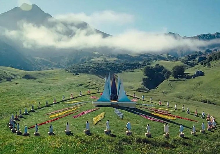 La nueva película de 'Los juegos del hambre' promociona Somiedo en todo el mundo