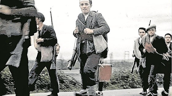 Luz y reparación para los milicianos asturianos muertos en el 'monte de la sangre'
