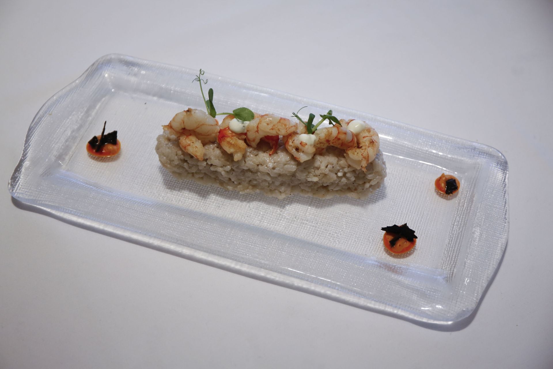 Arroz meloso de gamba y parmesano
