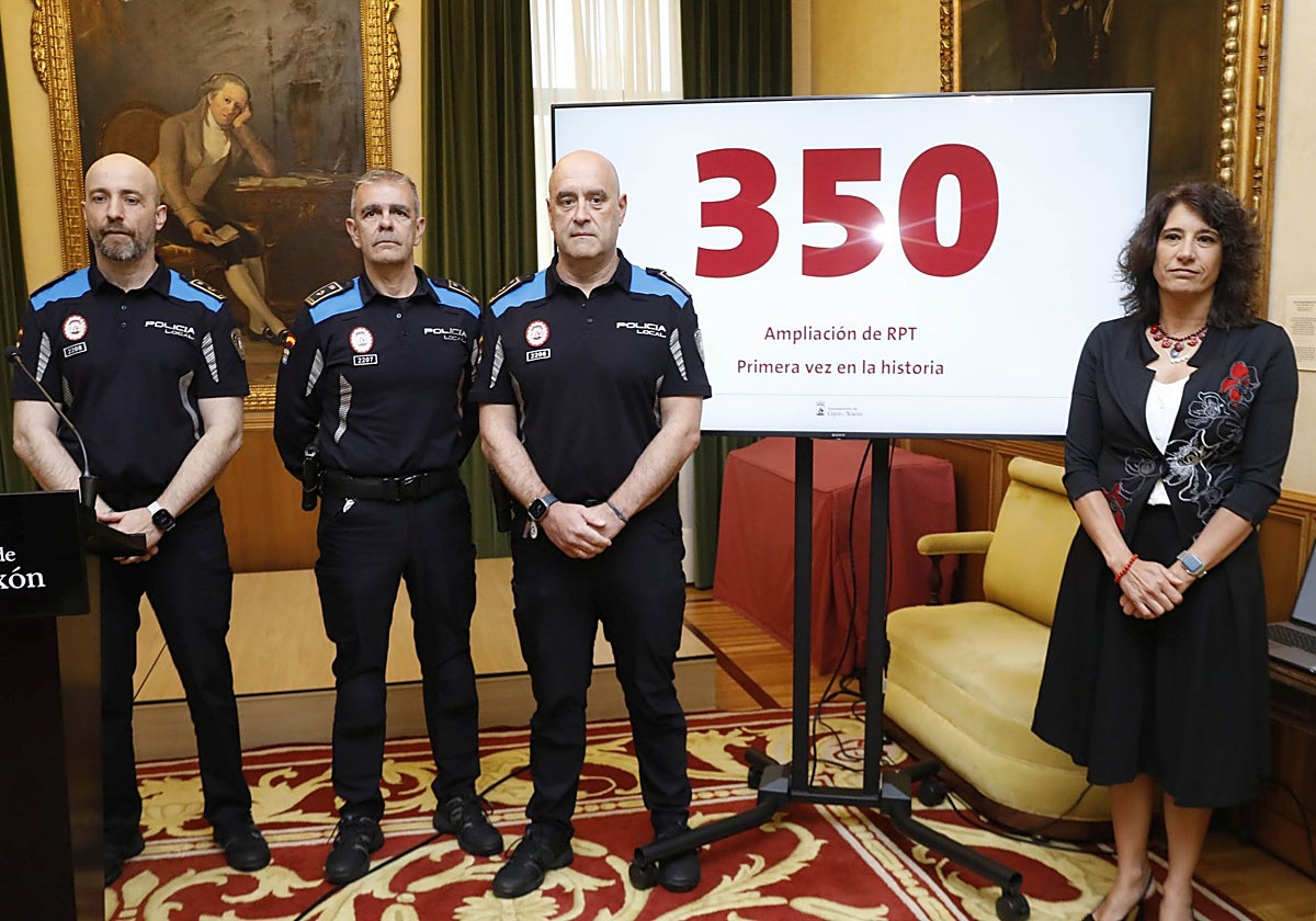 El Ayuntamiento de Gijón ampliará la plantilla de la Policía Local hasta los 350 agentes en 2027