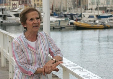 Mariemi Ferández en el Puerto Deportivo, en 2010.