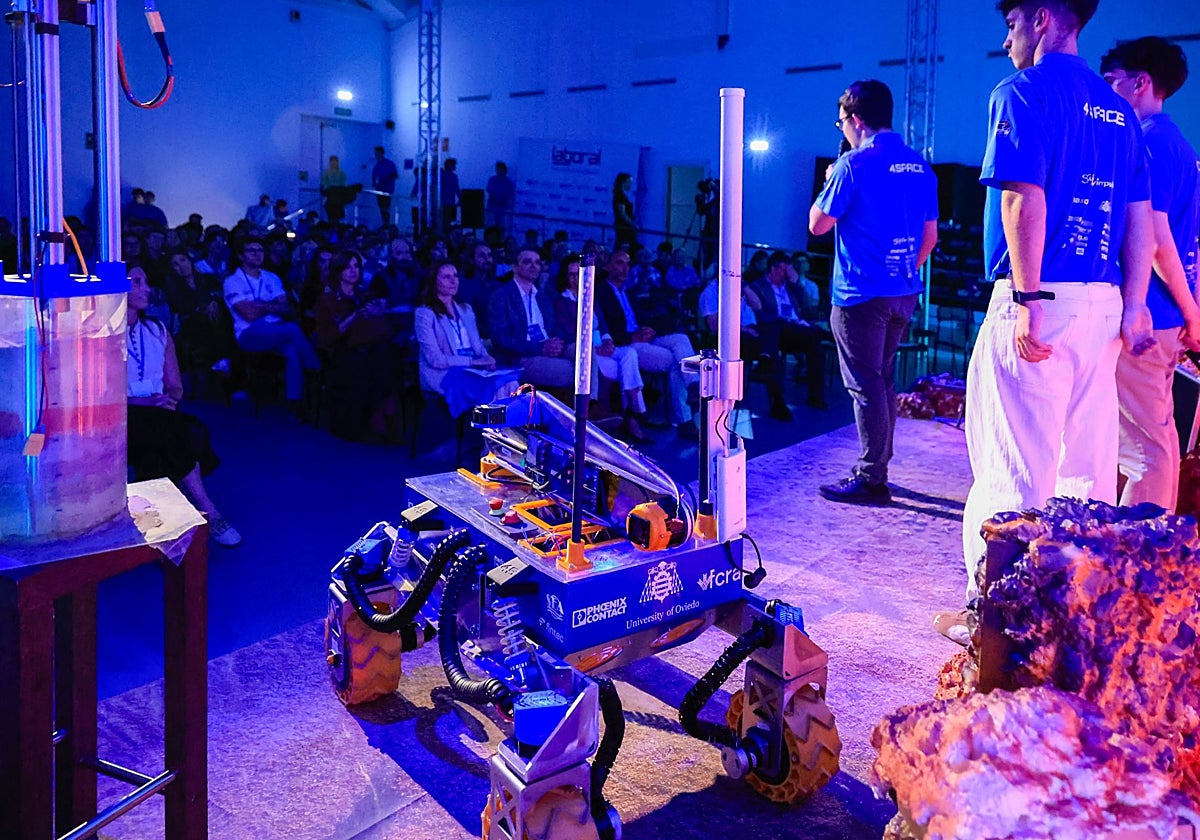Trastu, el robot espacial asturiano