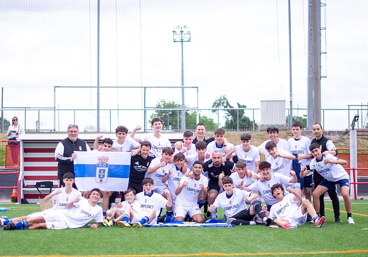 El Oviedo cadete empata en Mareo y deja al Sporting sin un solo título regional este curso