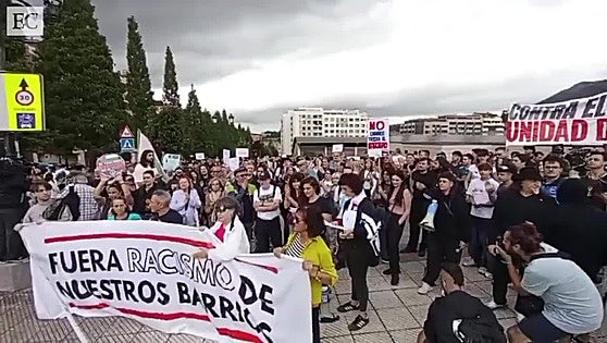 Así fue la manifestación antirracismo en Oviedo