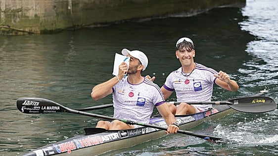 Walter Bouzán, tras la victoria en el Descenso del Sella 2026: «Sabíamos que en el esprint éramos muy fuertes»