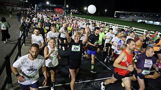 Ambientazo en Gijón con la EDP Carrera Nocturna 10K