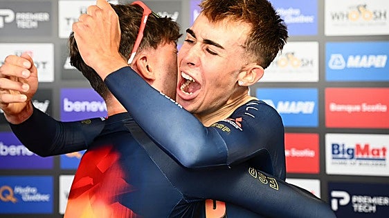 El asturiano Benjamín Noval vuela en Montreal y conquista el oro mundial junior: «Llevamos trabajando toda la temporada para esto»