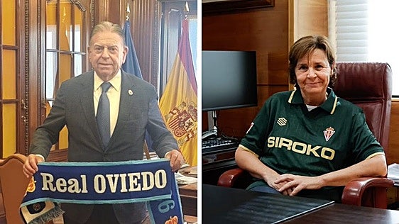 Alfredo Canteli y Carmen Moriyón.