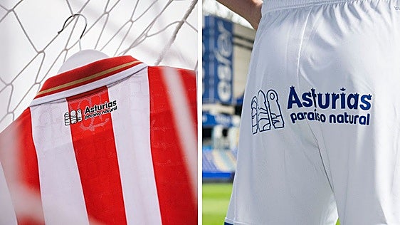 'Asturias, paraíso natural' lucirá ya en las equipaciones del derbi entre el Real Oviedo y el Sporting de Gijón