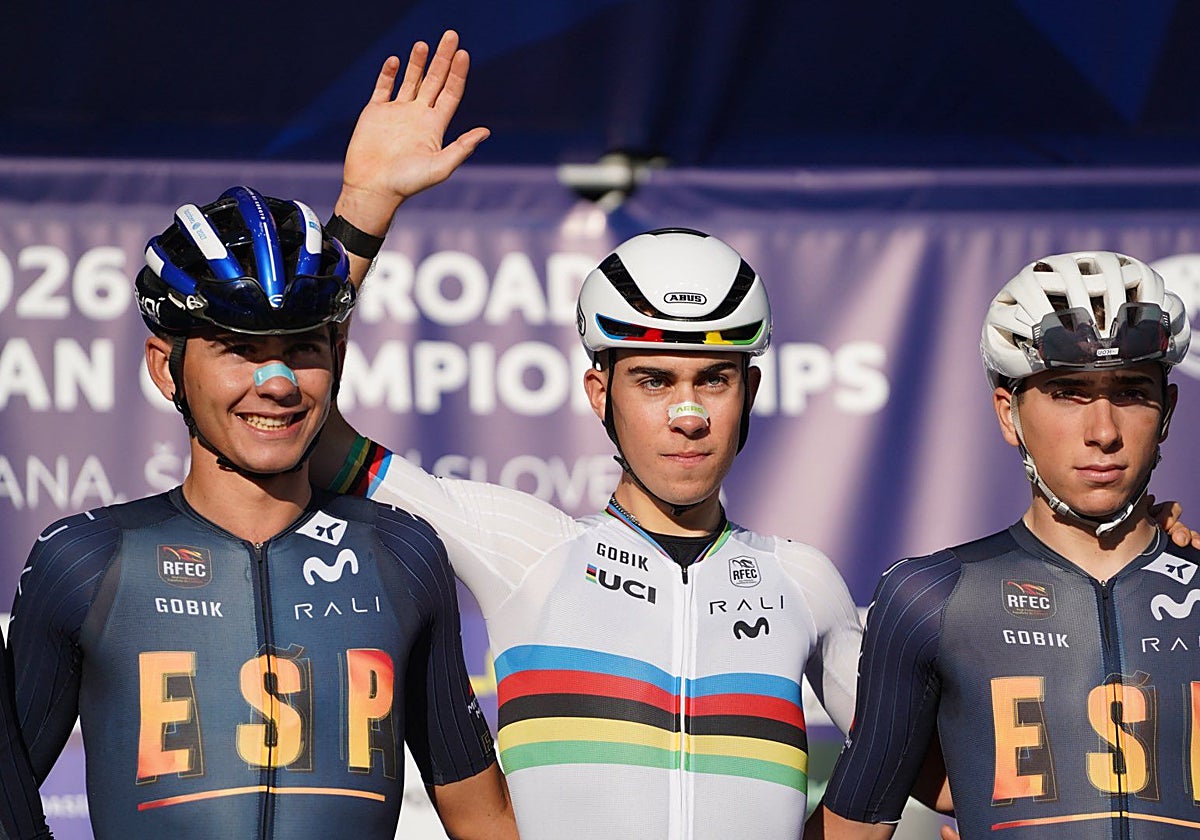 Photo: elcomercio.es Aitor Martínez secures silver for Spain at Junior European Cycling Championships