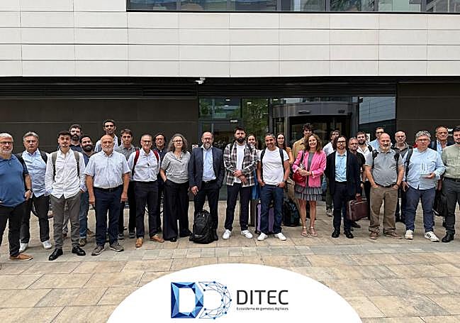 Representantes de las entidades que forman parte de DITEC durante la última reunión de trabajo del proyecto