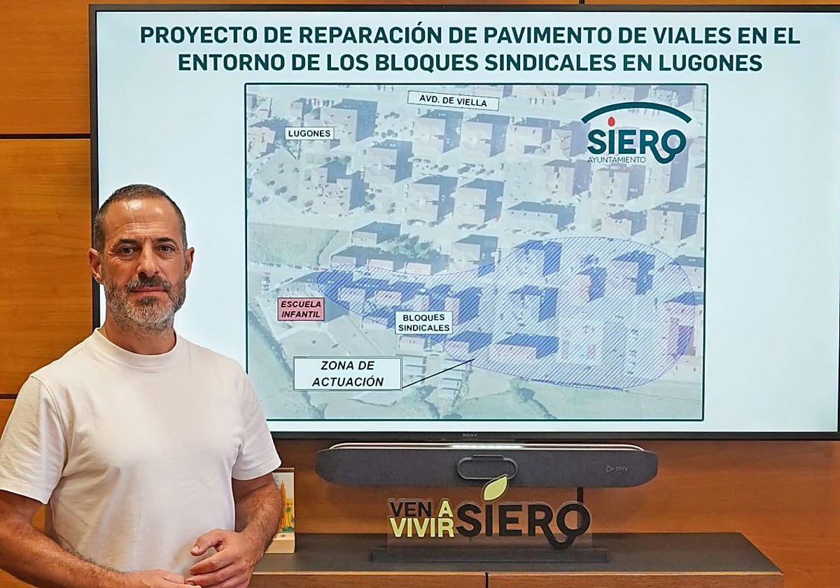 Siero destina 143.638 euros para la mejora de calles en los bloques sindicales de Lugones