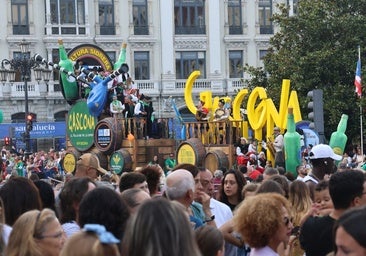 El desfile del Día de América en Asturias.