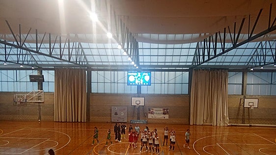 Villaviciosa estrena videomarcador en el polideportivo