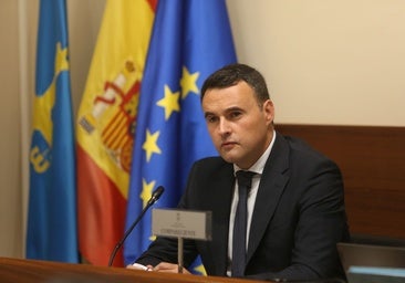 Guillermo Peláez, en la Junta General.