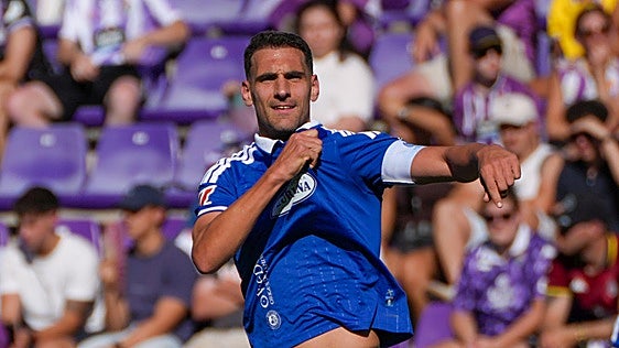El vestuario del Real Oviedo sonríe tras el triunfo en Valladolid