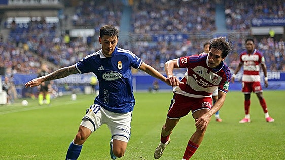 Alberto Reina, en el duelo ante el Granada.