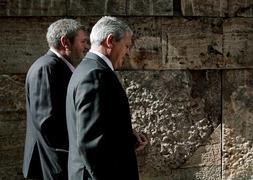 Pablo Crespo, a su llegada a la Audiencia Nacional. / J. Martín (Efe)