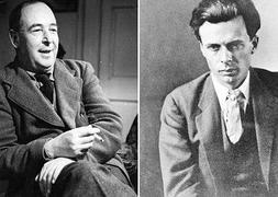 Los escritores británicos C. S. Lewis y Aldous Huxley. / The Guardian