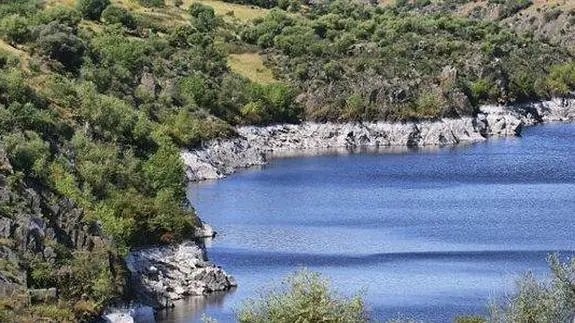 El río Tajo proporciona un gran caudal de agua para regar los campos de la comarca. 