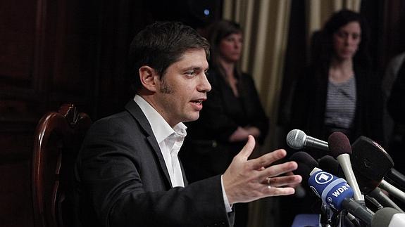 El ministro de Economía de Argentina, Axel Kicillof.