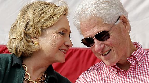 Hillary y Bill Clinton. 