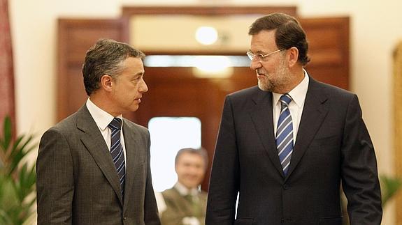 Rajoy (d) y Urkullu, en una imagen de archivo. 