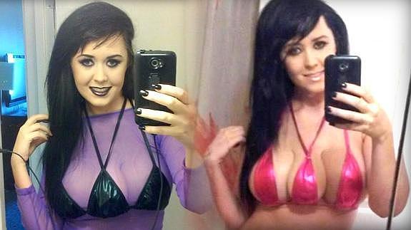 Jasmine Tridevil y su tercer pecho. / J. T.