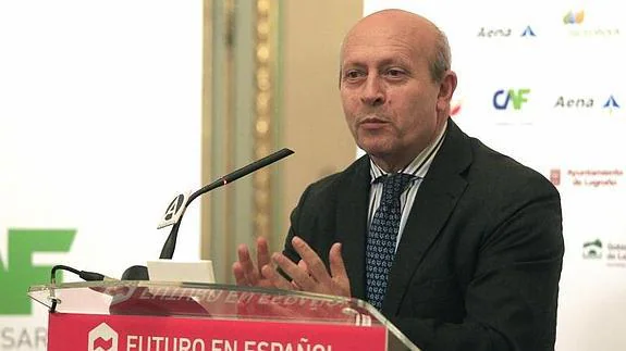 El ministro de Educación, Cultura y Deporte, José Ignacio Wert 