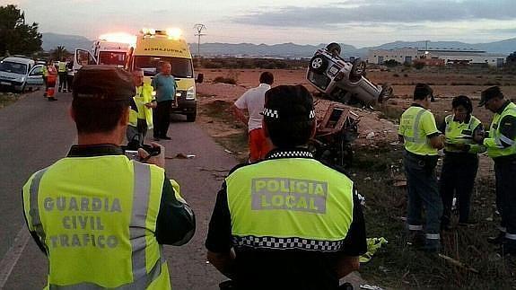 Lugar del accidente 