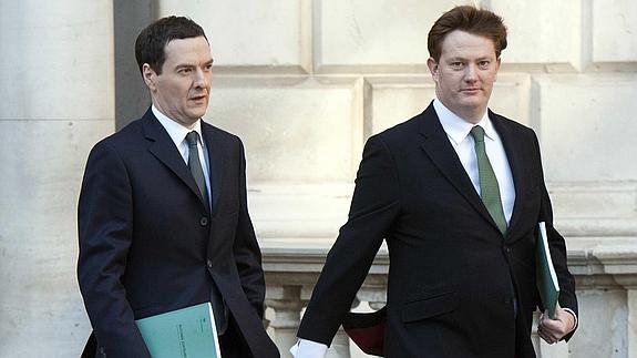 El ministro británico de Economía, George Osborne. 