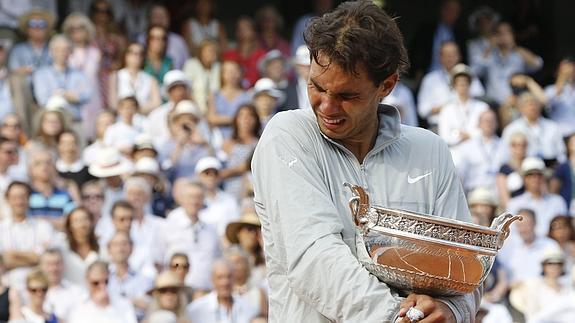 Nadal, en el Roland Garros de 2014. 