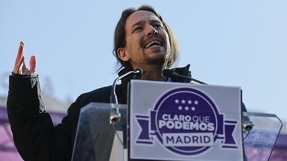 El secretario general de Podemos, Pablo Iglesias. 