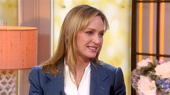 La actriz Uma Thurman, hoy en 'Today'.