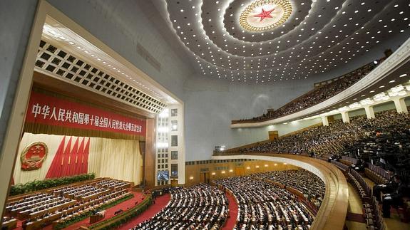 Una Asamblea Nacional Popular china. 