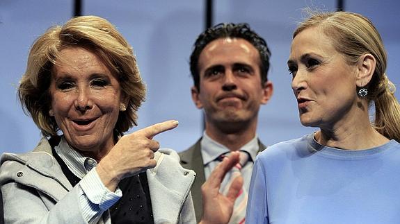 Esperanza Aguirre y Cristina Cifuentes. 