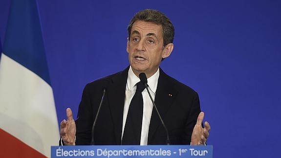 Nicolas Sarkozy, líder de Unión para un Movimiento Popular. 