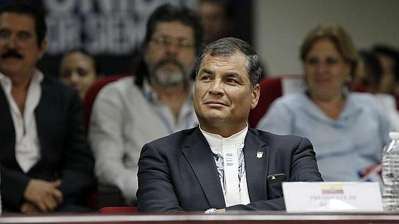 El presidente de Ecuador, Rafael Correa 