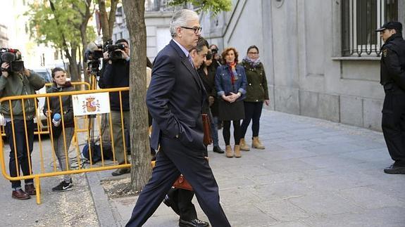 Manuel Gómez Martínez, a su llegada al Supremo.