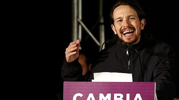 El líder de Podemos, Pablo Iglesias.