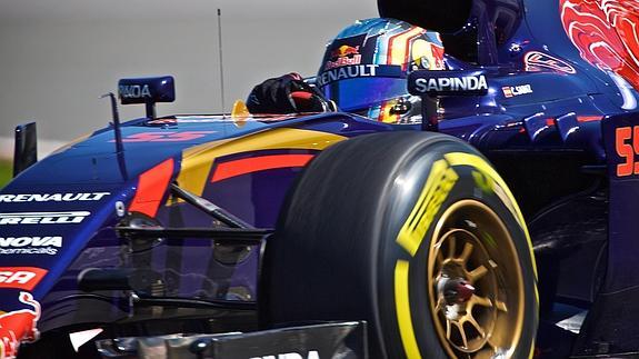 El Toro Rosso de Carlos Sainz. 