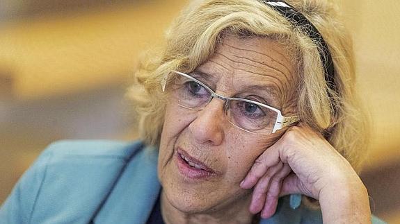 La alcaldesa de Madrid, Manuela Carmena.