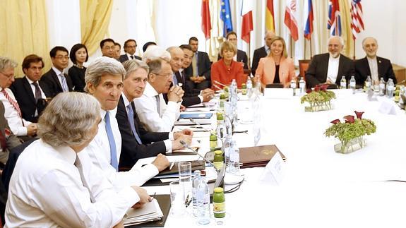 Encuentro entre los representantes del Grupo 5+1 e Irán en Viena.