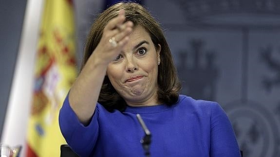 Soraya Sáenz de Santamaría.