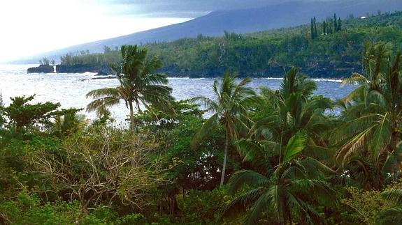 Paisaje de la isla de la Reunión 