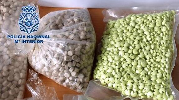 Droga incautada en Barcelona.