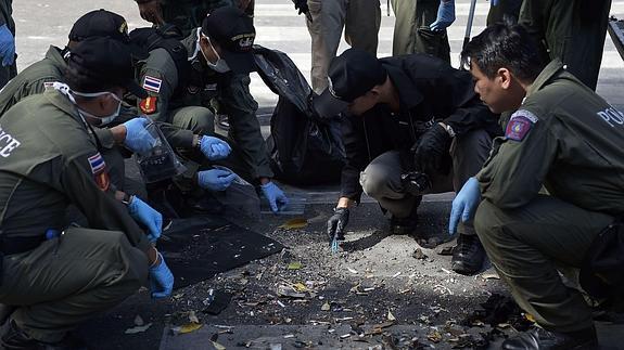 La Policía sigue investigando el atentado en la capital asiática. Archivo