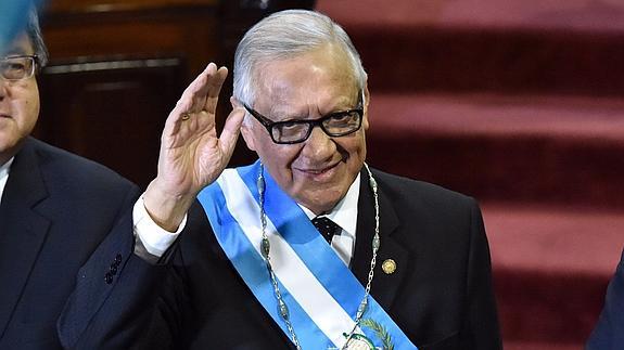 Alejandro Maldonado, nuevo presidente de Guatemala.