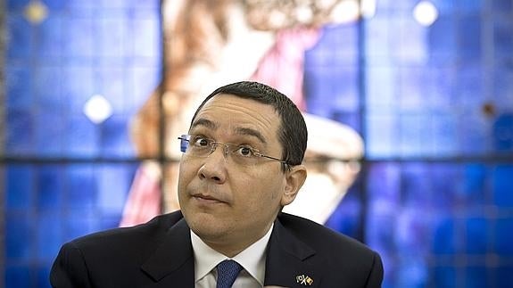 Victor Ponta, durante una entrevista.  